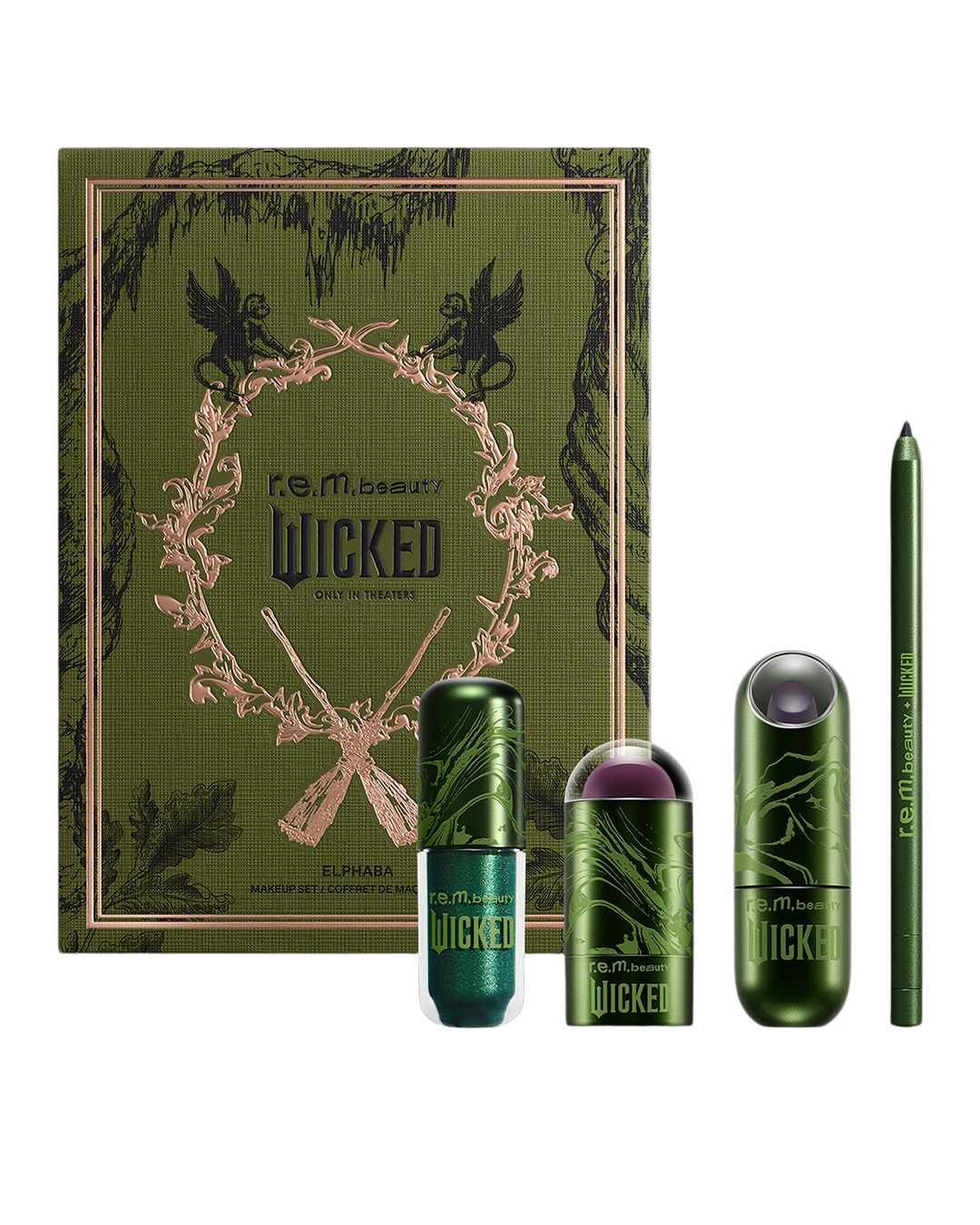r.e.m. beauty x Wicked Elphaba Makeup Set