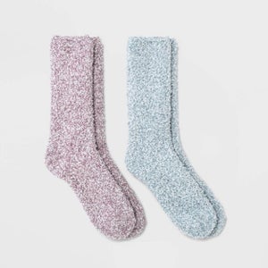 blue and purple fuzzy socks mothers day gift ideas under $40