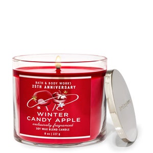 Winter Candy Apple candle