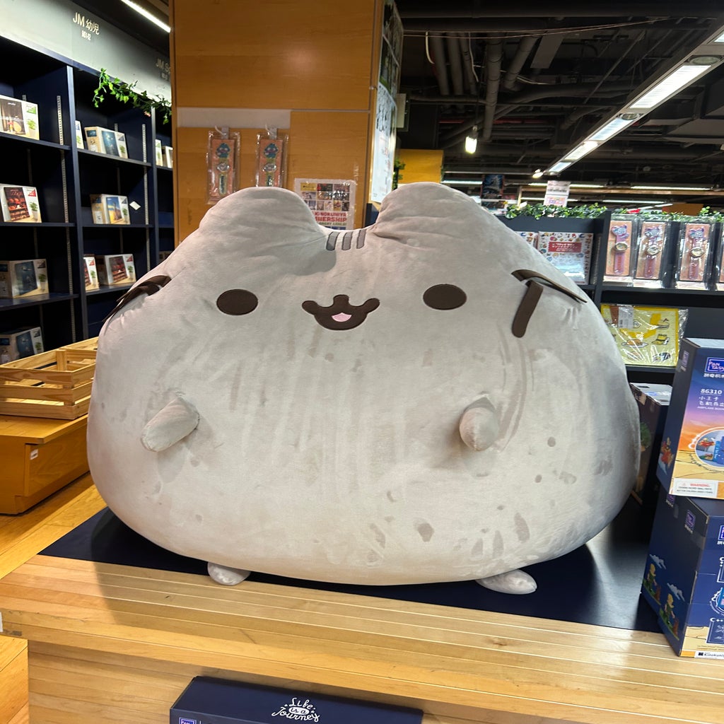 pusheen stuff animal on display