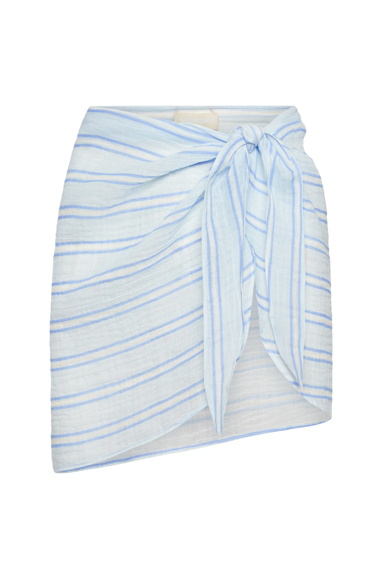 Monday Swimwear striped blue sarong