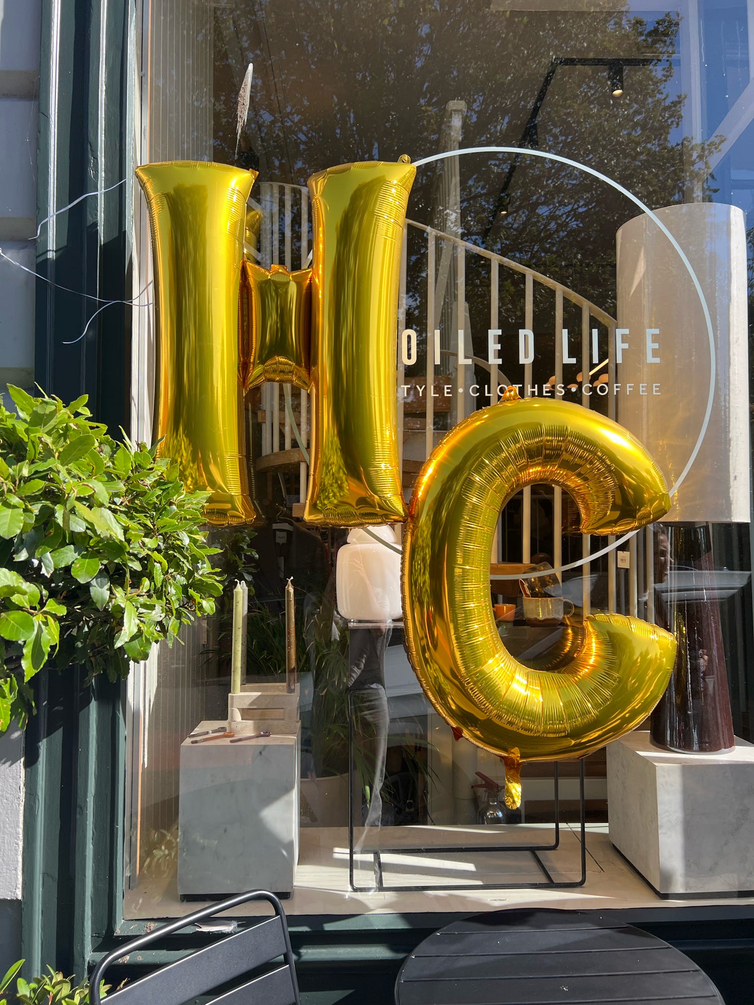 campus event outside Spoiled Life Cafe!