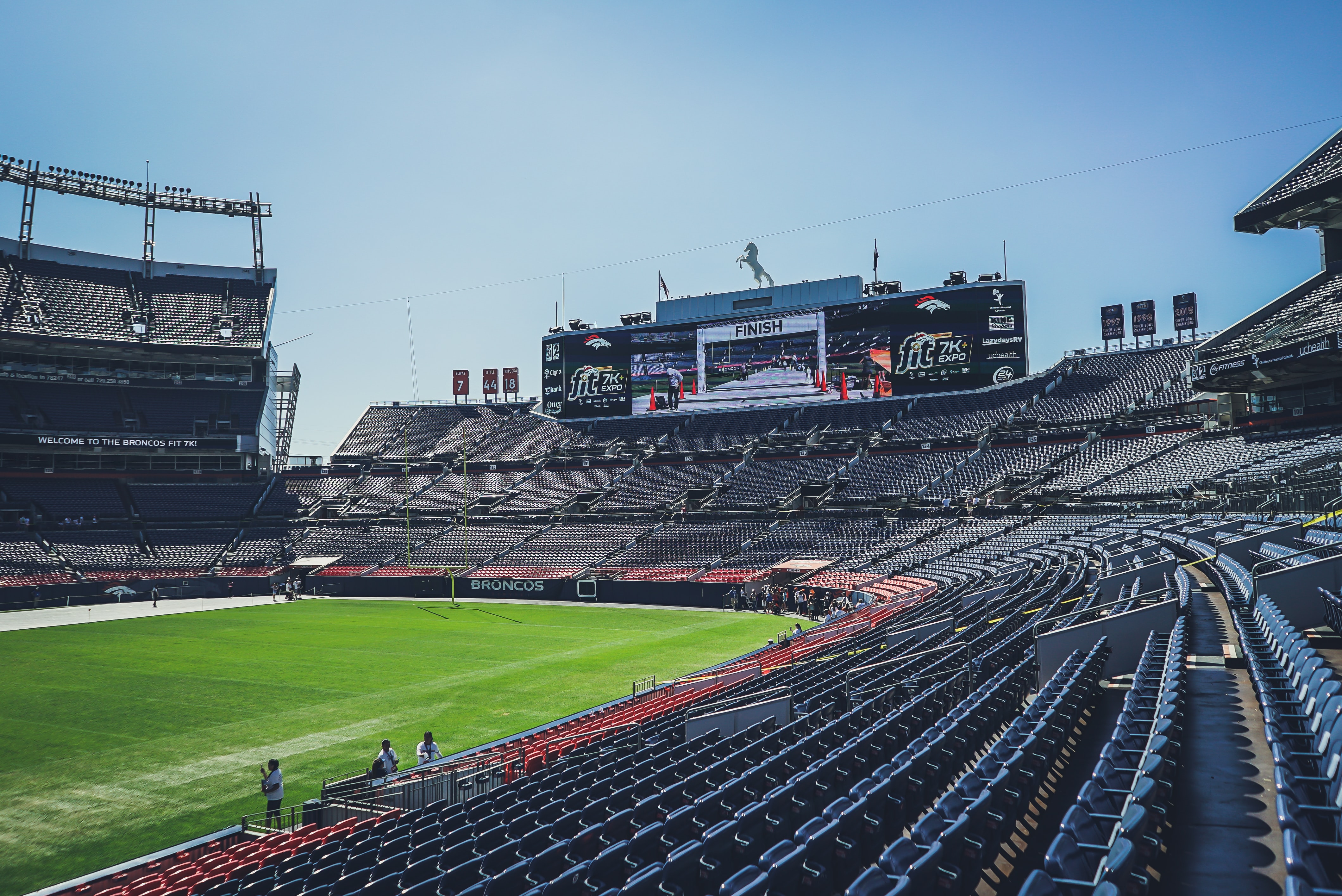 nfl football stadium emptyjpg by Unsplash