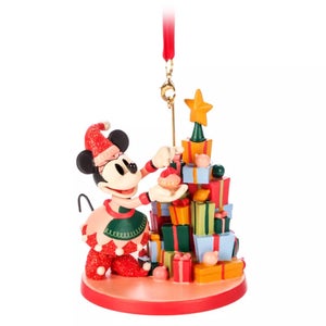 Minnie Mouse Holiday Sketchbook Ornament