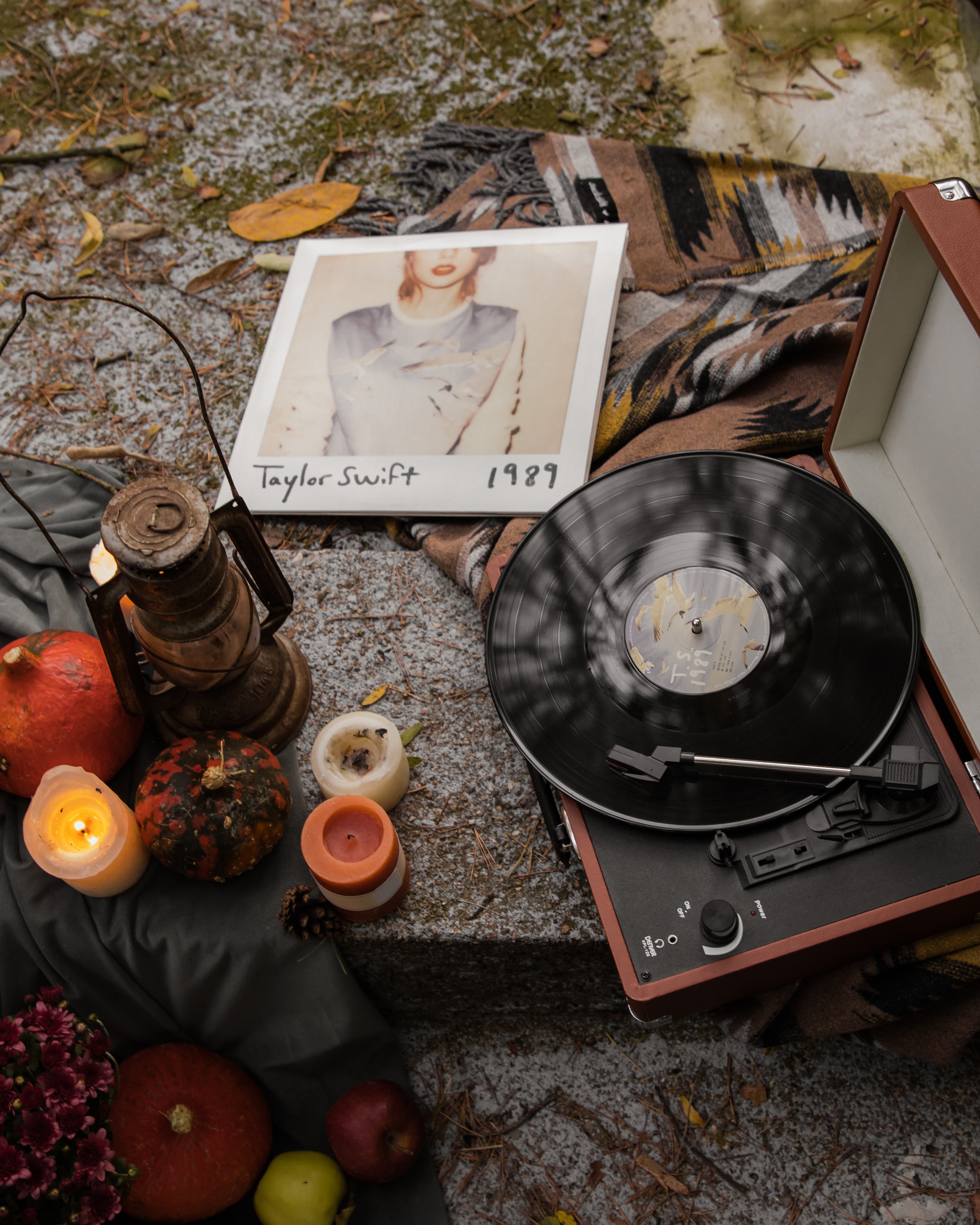 Taylor Swift 1989 album and fall layout