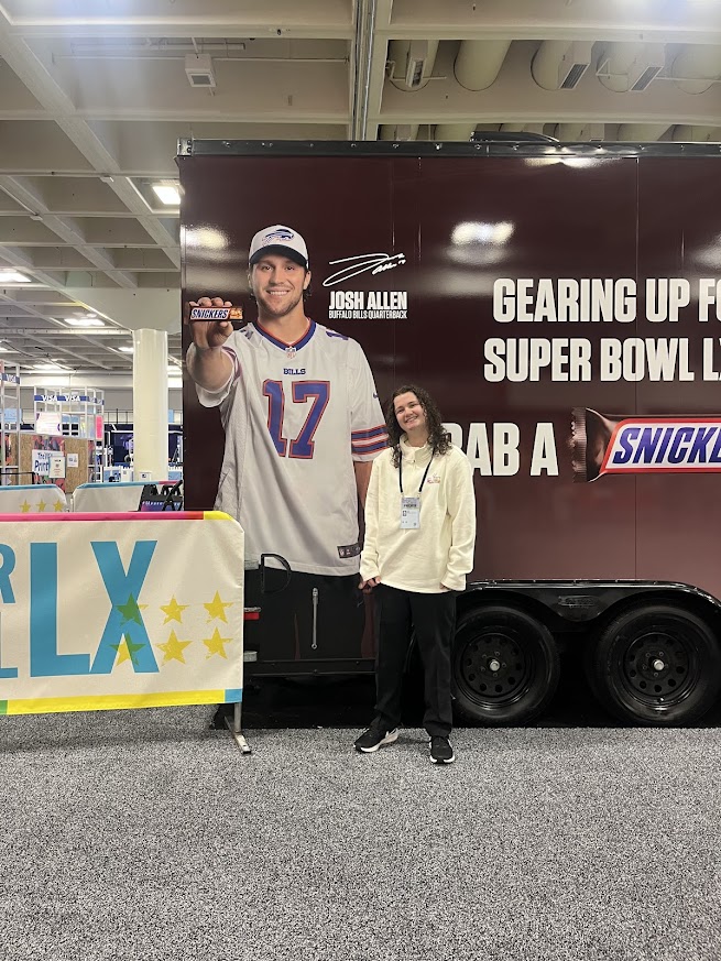 Carly Dixon at Super Bowl