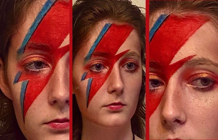 pictures of me in David Bowie Makeup