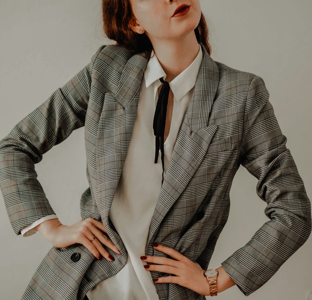 woman in suit