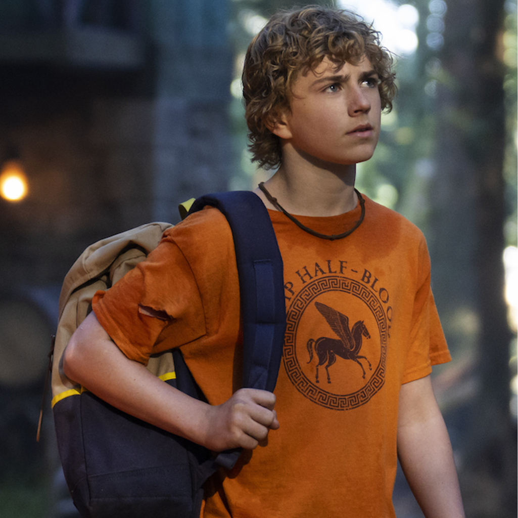 percy jackson in halfblood shirt