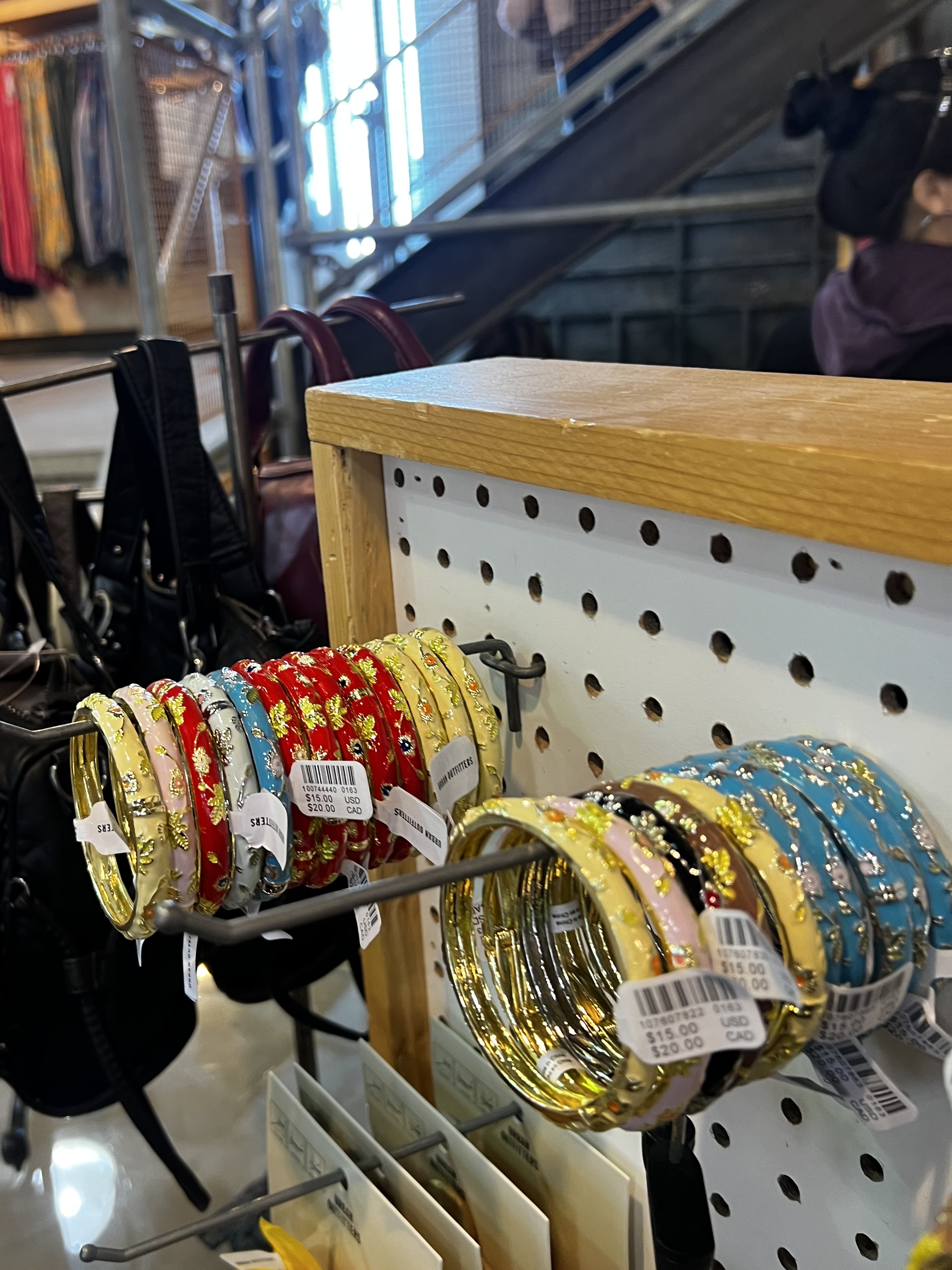 bangles on display at store