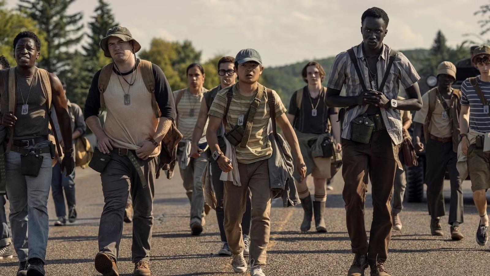 still from movie The Long Walk