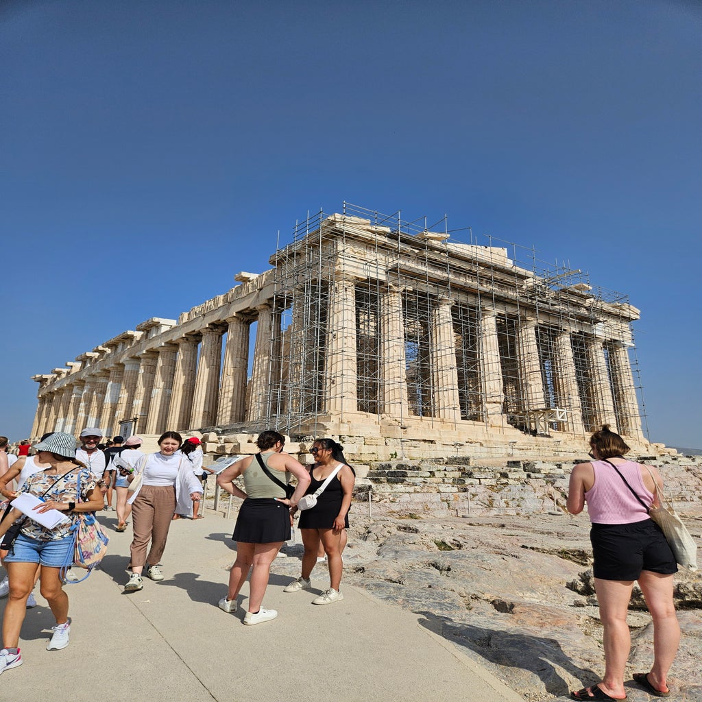 The Parthenon in Athens, Greece