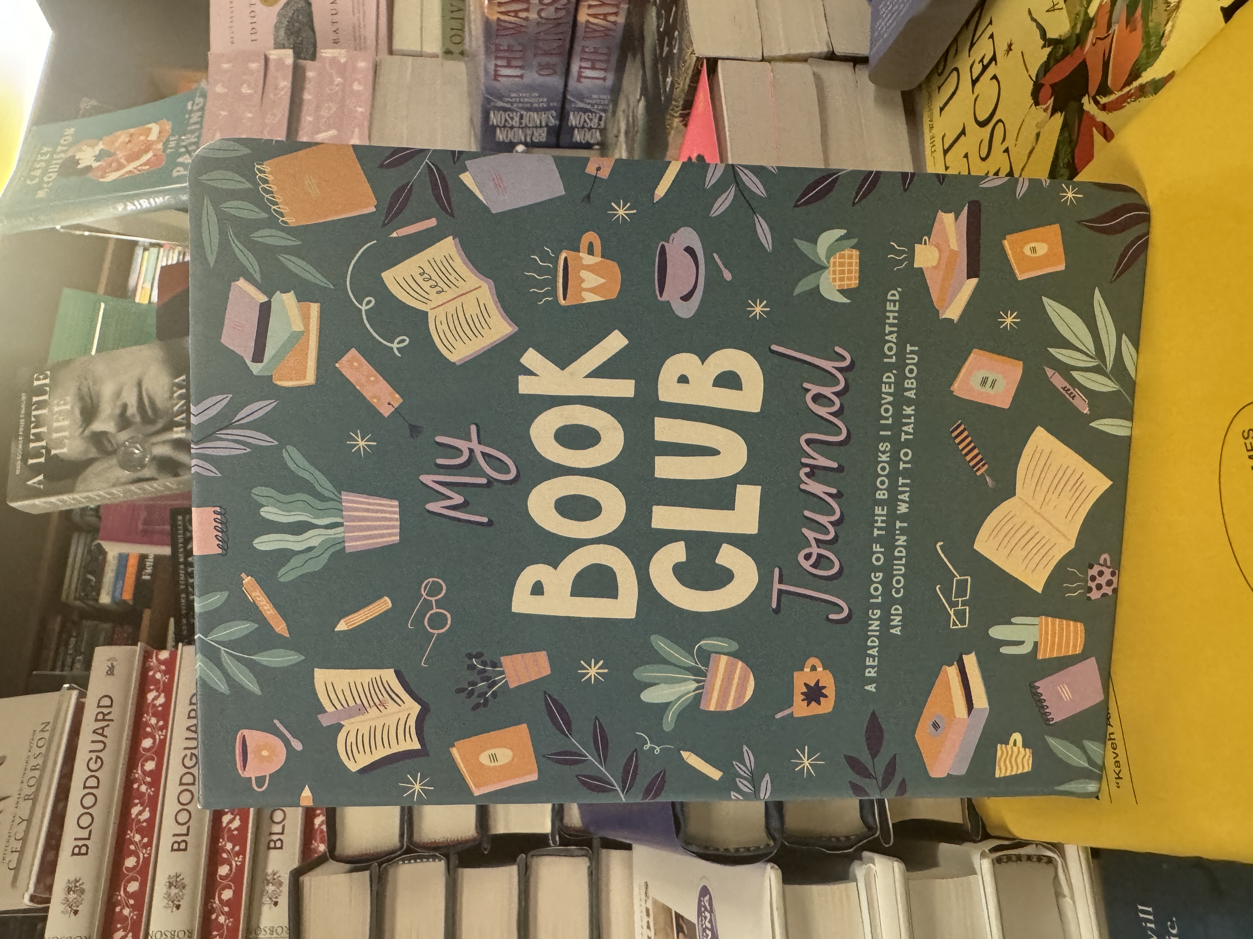 Book lover gift ideas: reading journal