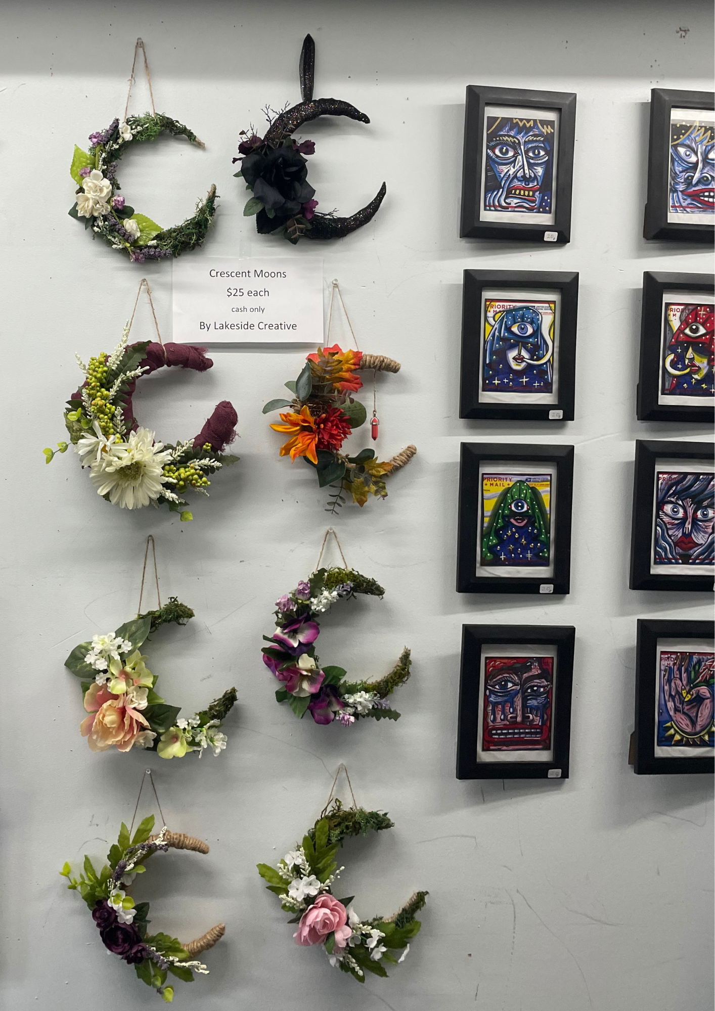 Photo inside Bodified and Crescent moons shown