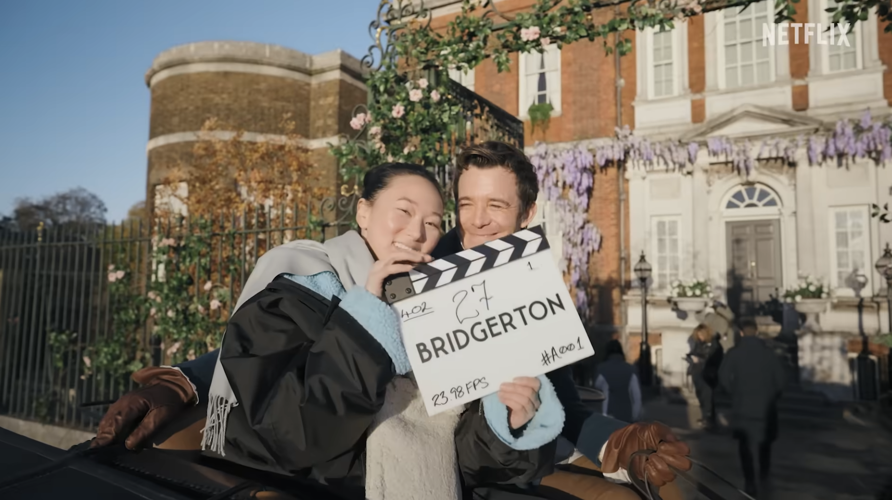 girl and man in costimes