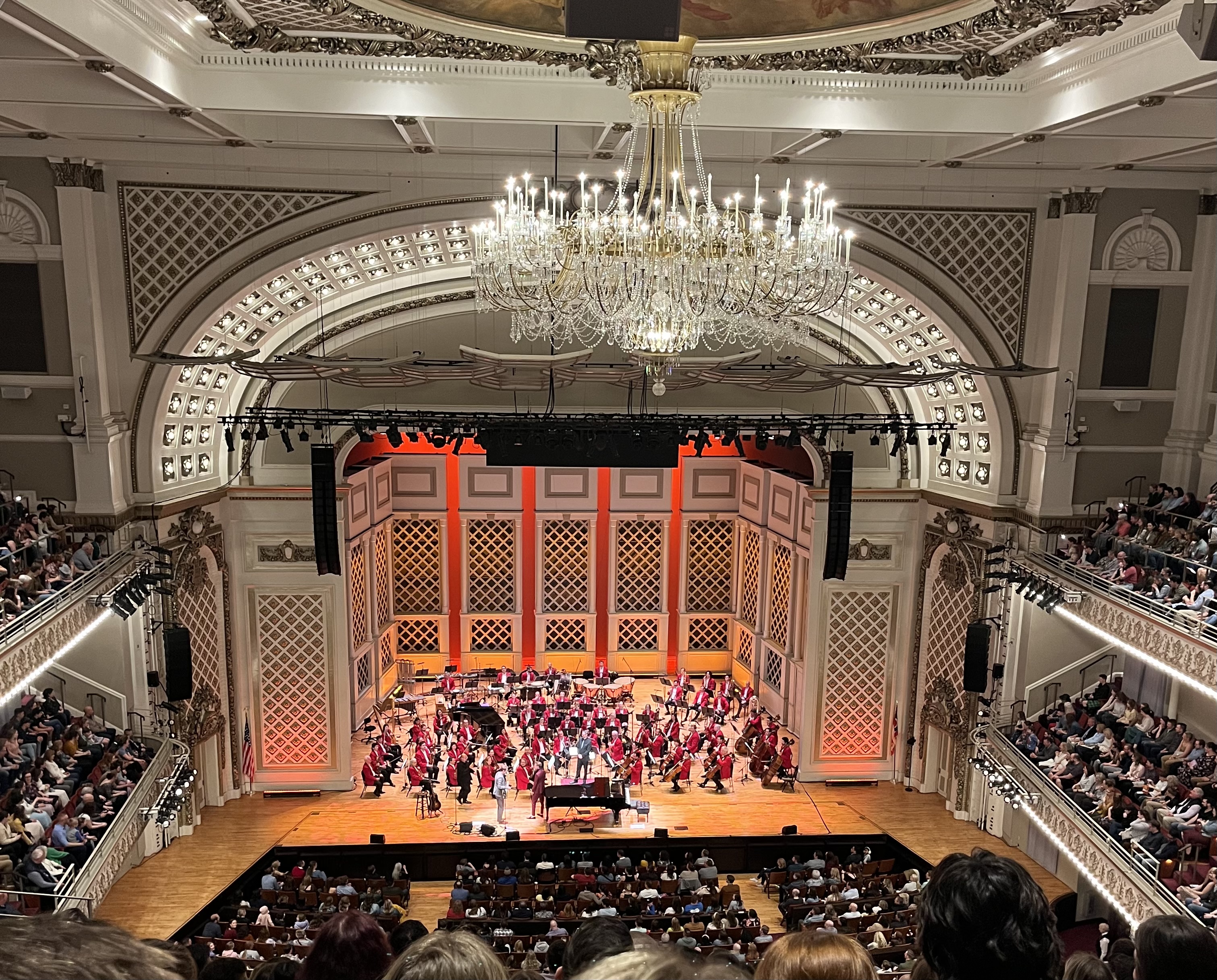 A photo of the venue of a Cody Fry concert.