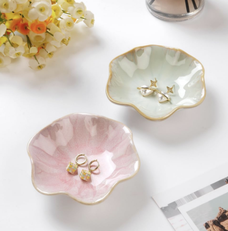JAMEND CLXP Lotus Leaf Shape Ring Holders