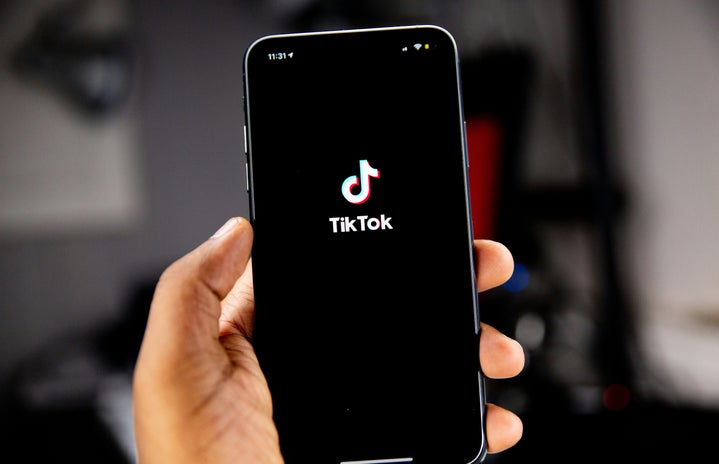 phone with tiktok