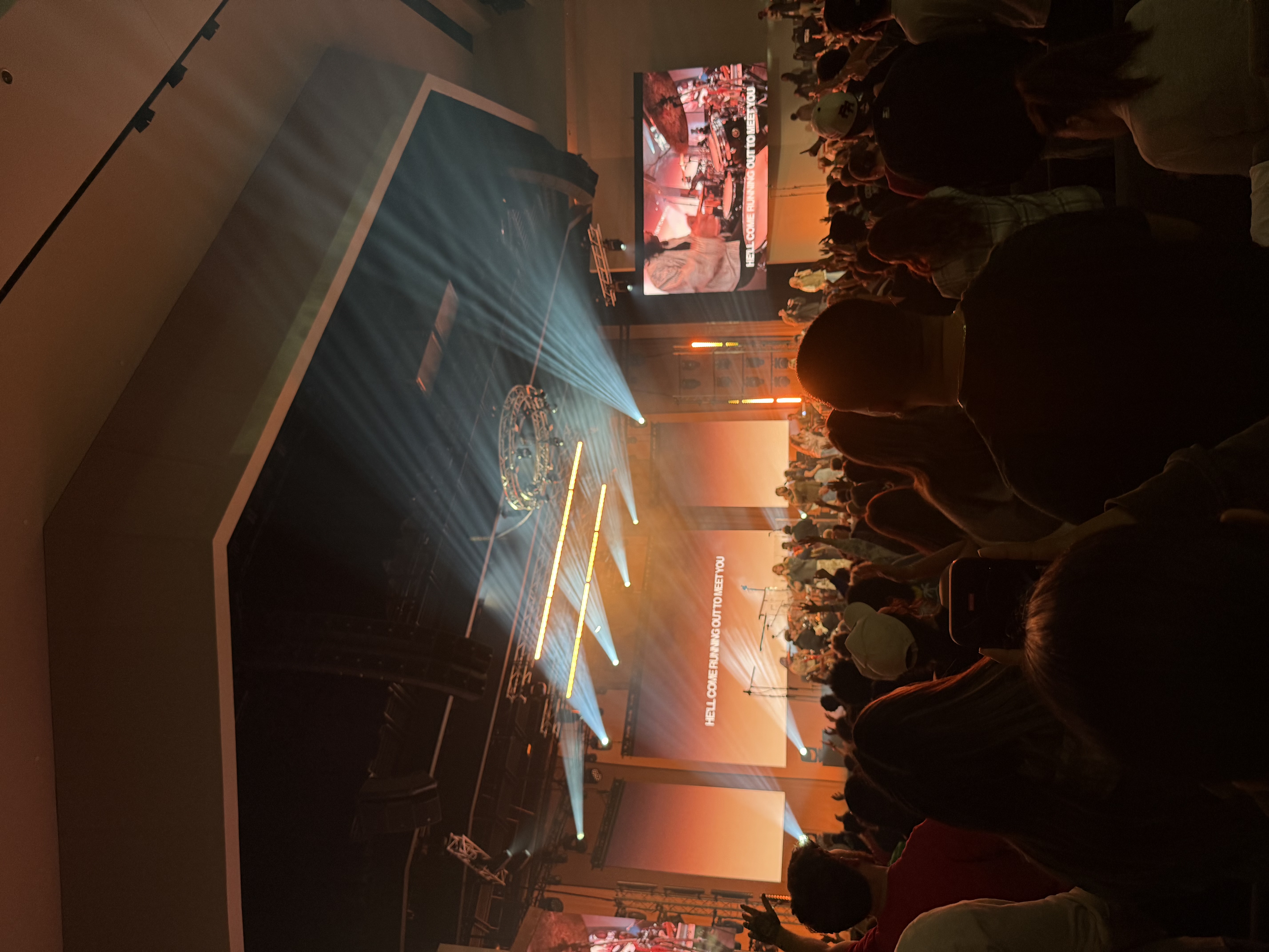 People worshipping at conference from SEU (specific to article)