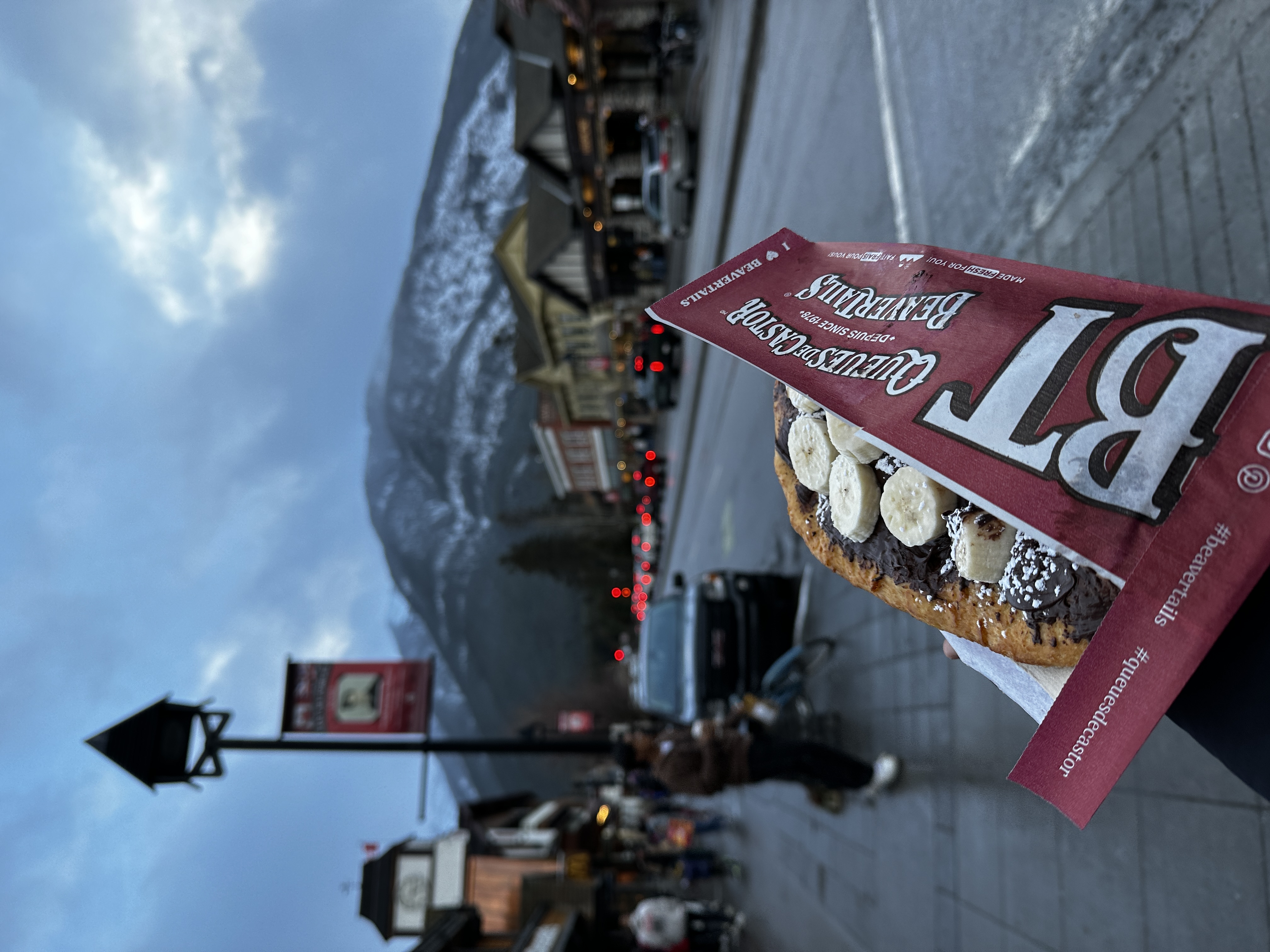 Beaver Tails in Banff, Alberta