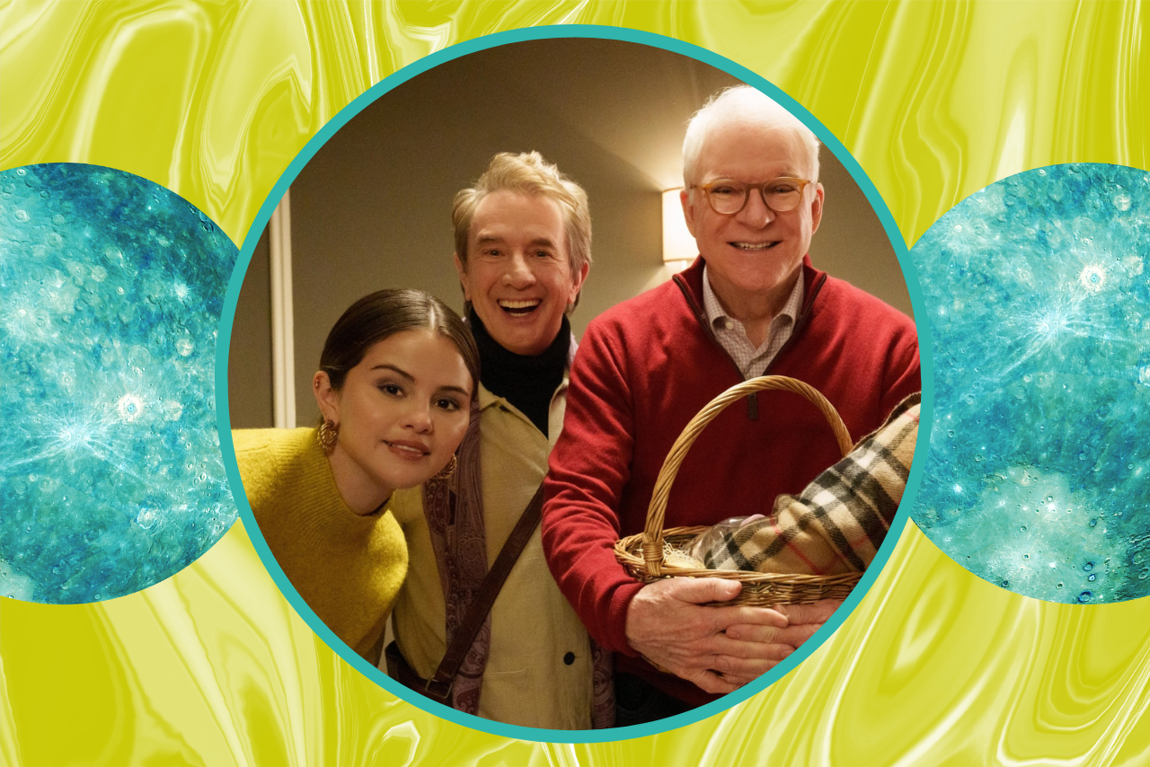 Selena Gomez, Martin Short, and Steve Martin in \'Only Murders In The Building\'