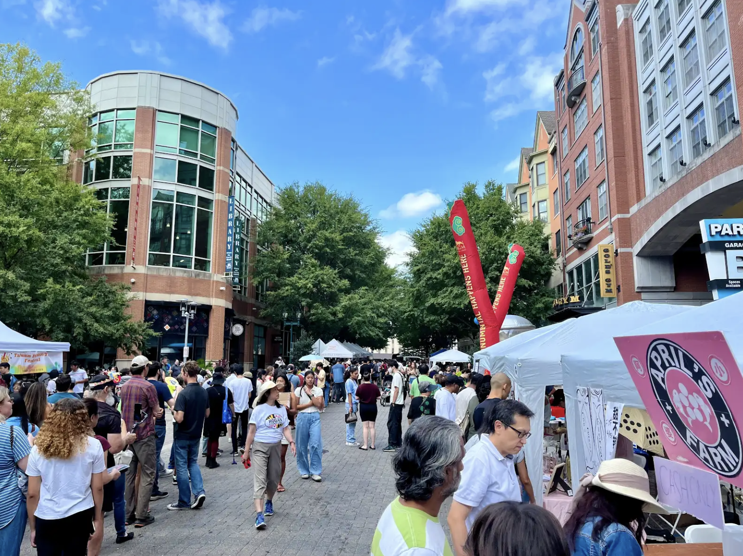 Bubble tea fest crowds