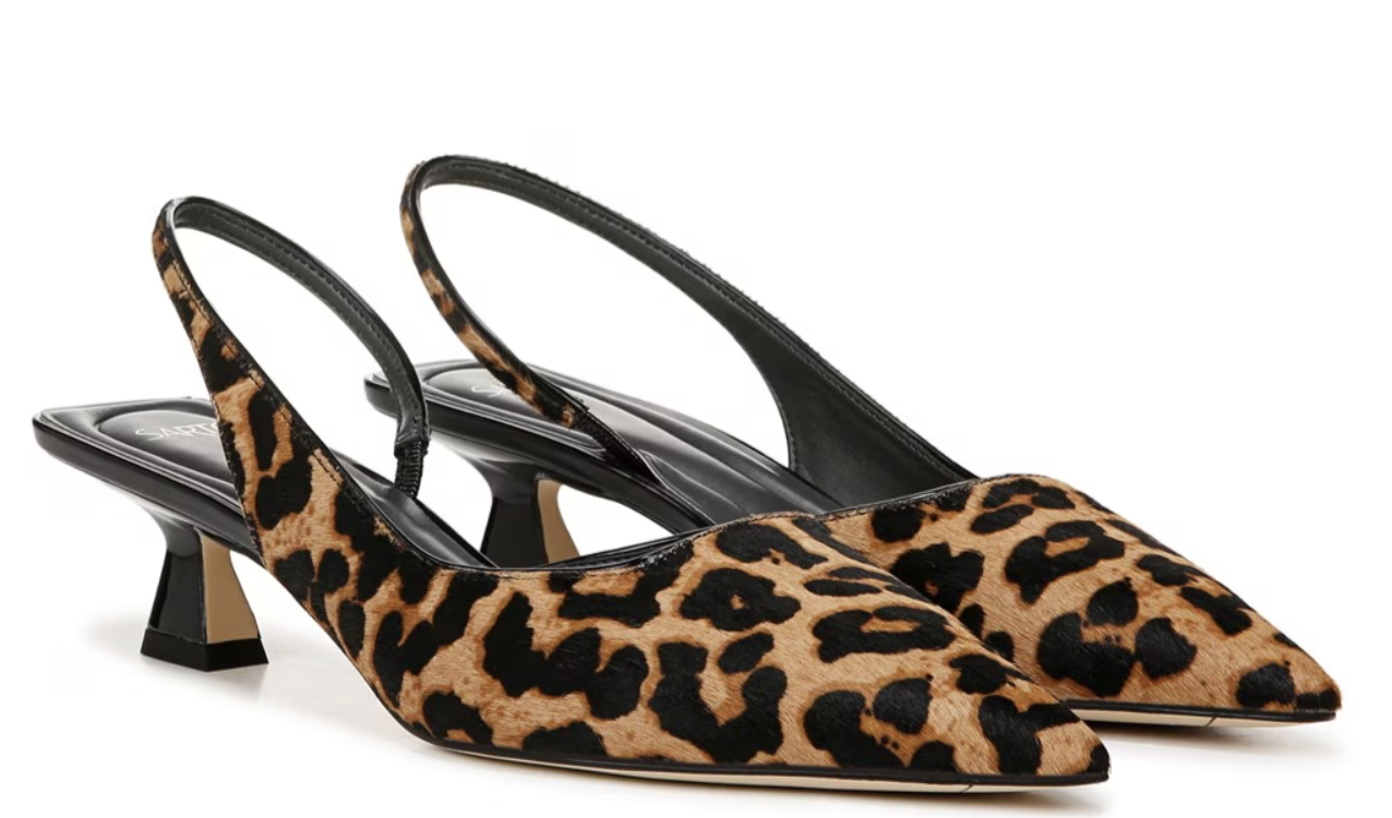 Franco Sarto Leopard Print Heel