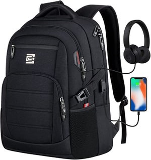 bagsure black backpack for back to school