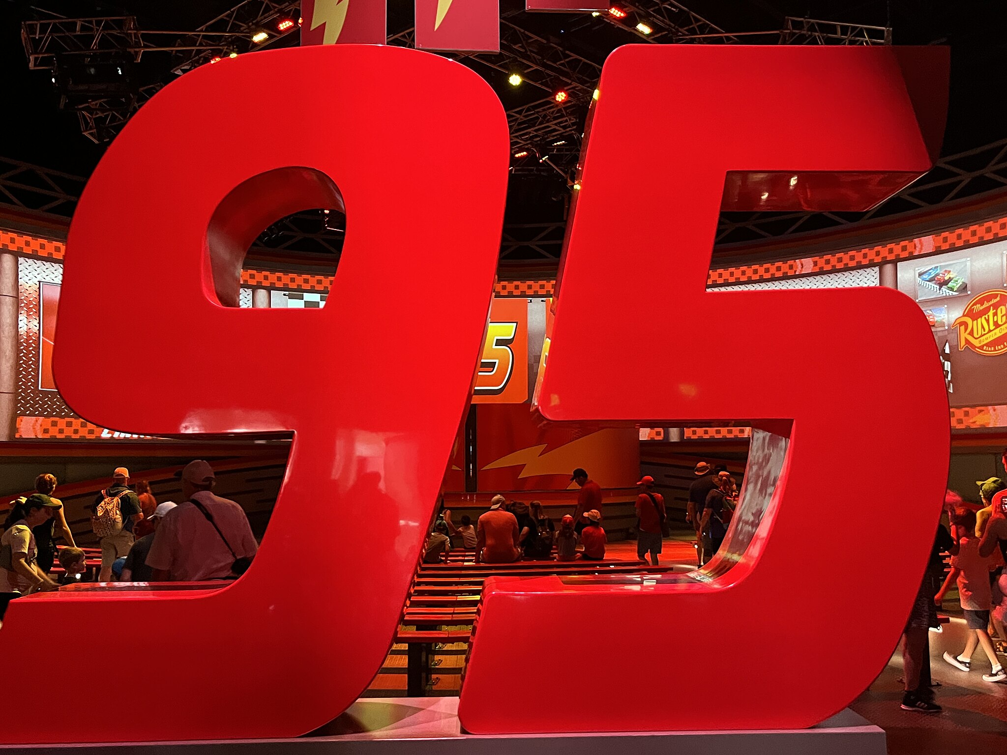 95 Lightning Mcqueen Number