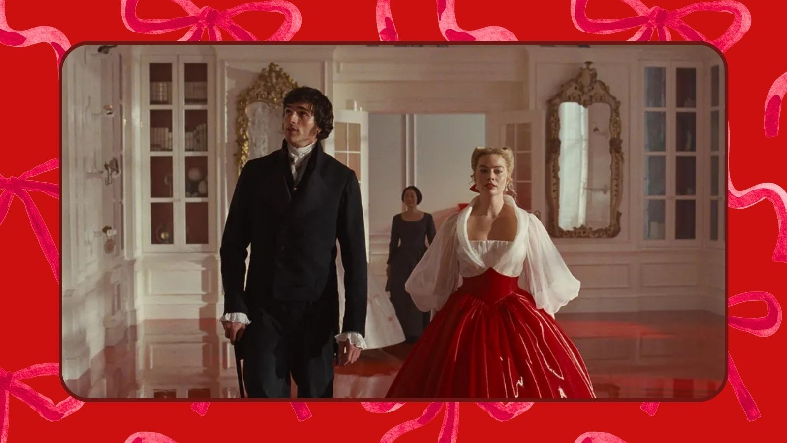 A thumbnail I made for an article on Canva with a still from the film Wuthering Heights.