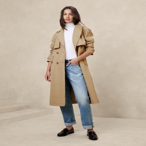 banana republic timeless trench coat