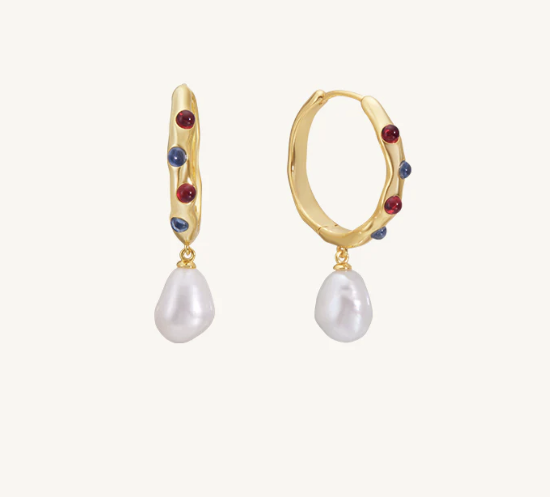 Pearl earrings