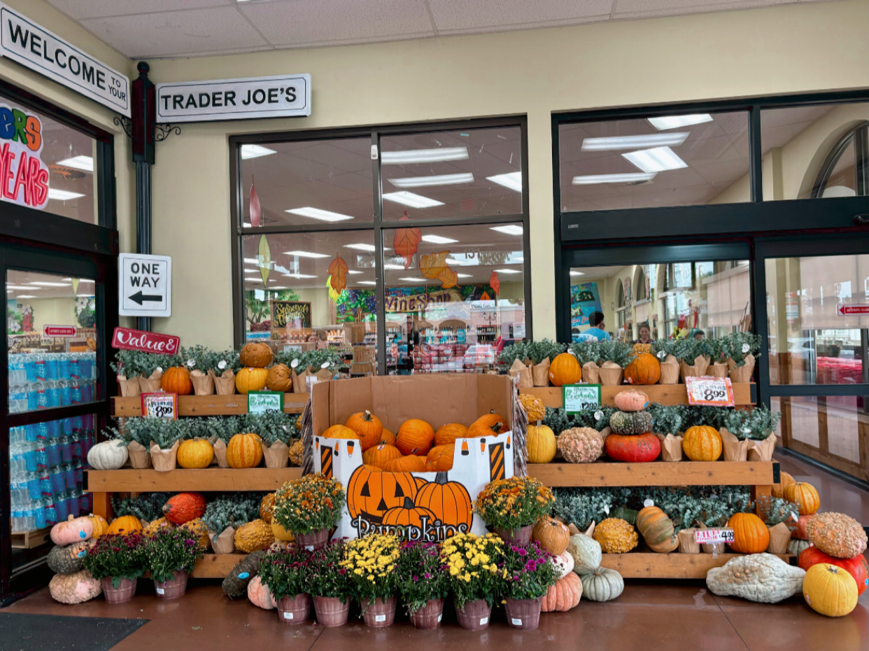 photo of fall collection at Trader Joe\'s in Winter Park