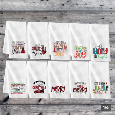 kitchen towels holiday decor tiktok shop