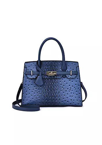 Mellow World Virginia Ostrich Pattern Satchel