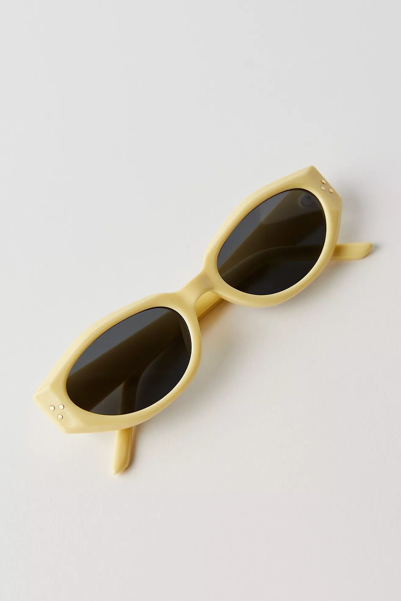 Free People Butter Yellow Sunglasses