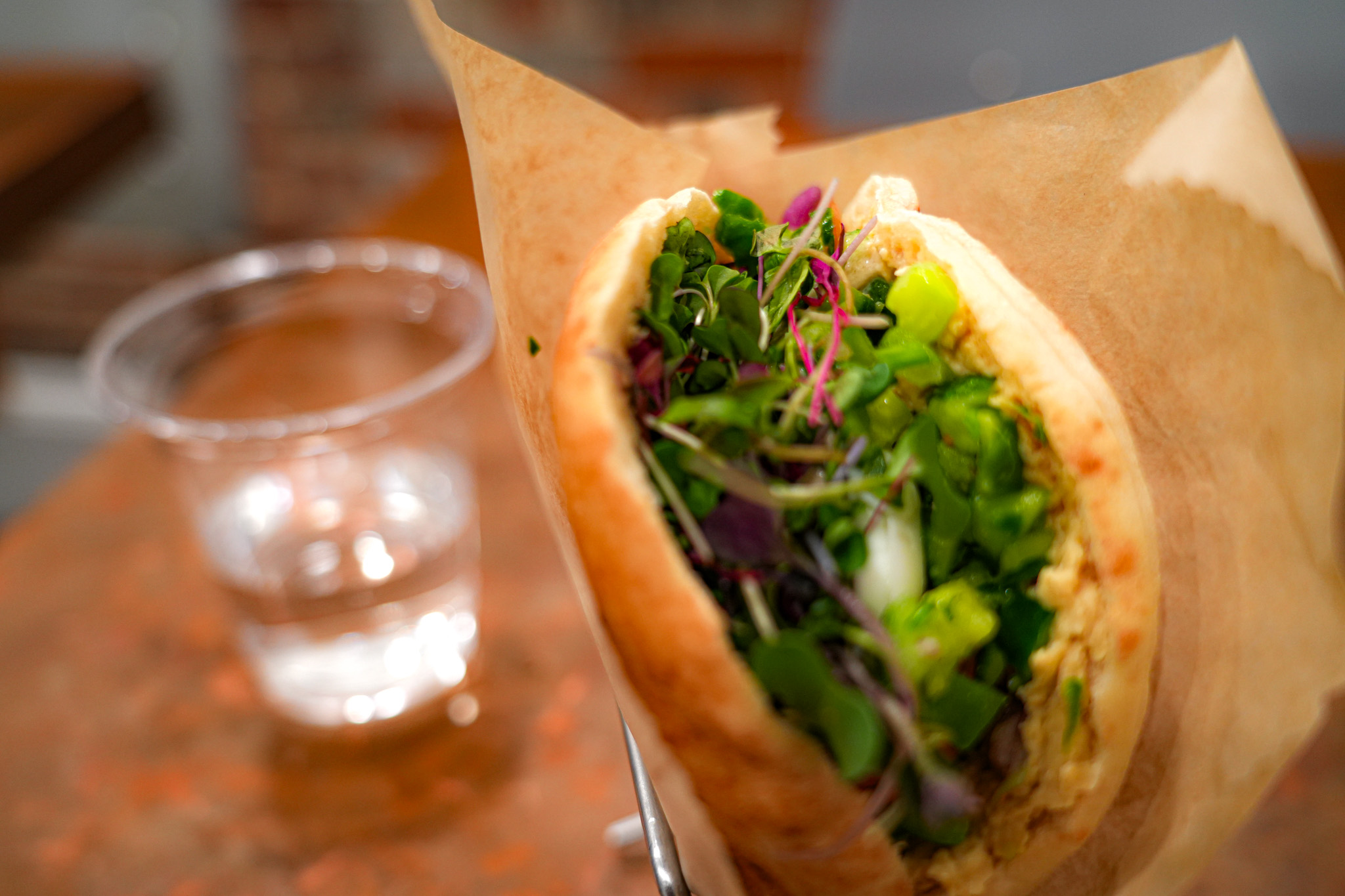 Hummus shop\'s food in Boston