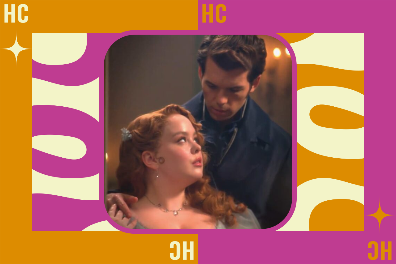 Colin and Penelope in \'Bridgerton.\'