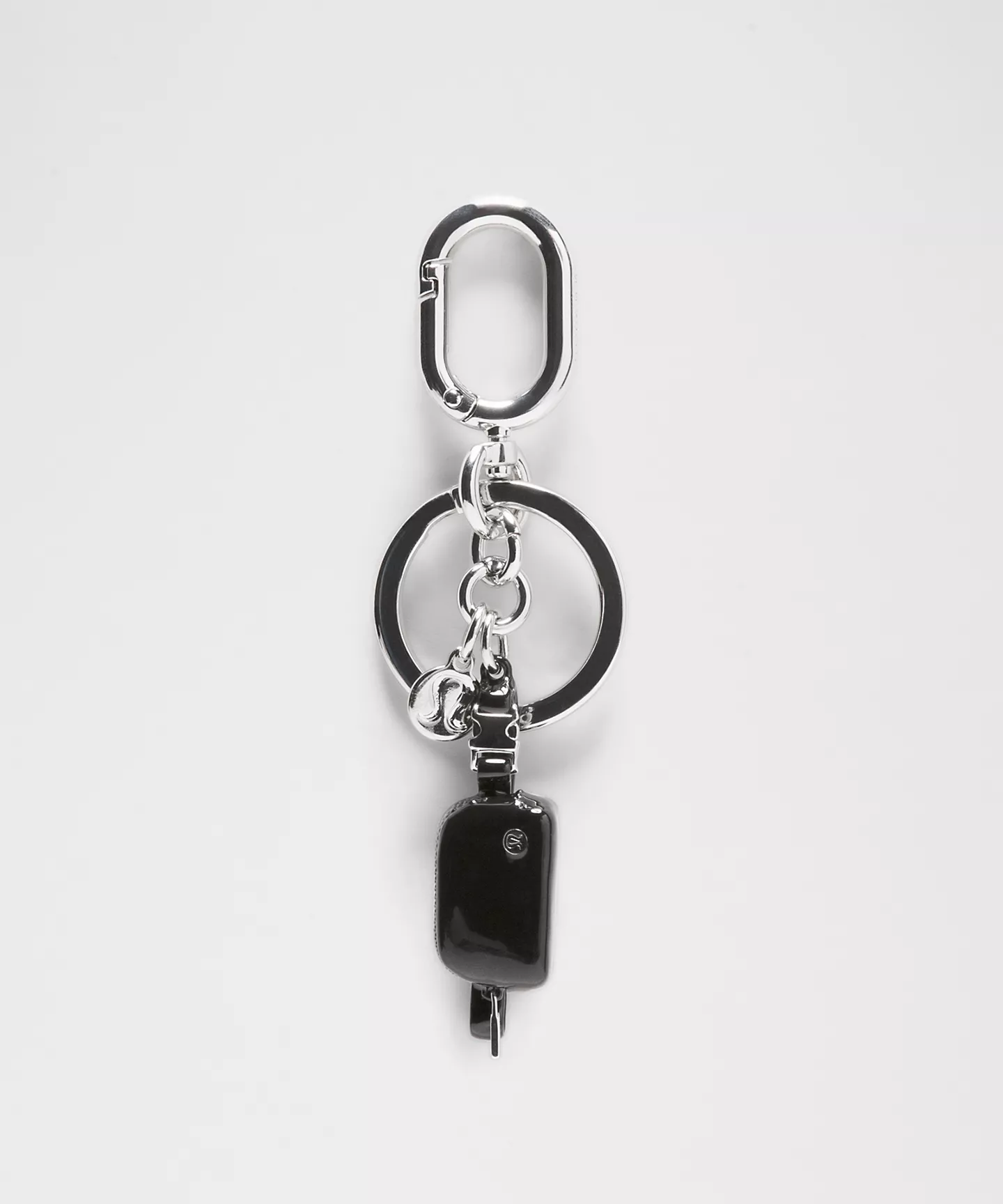 lululemon mini belt bag charm in black