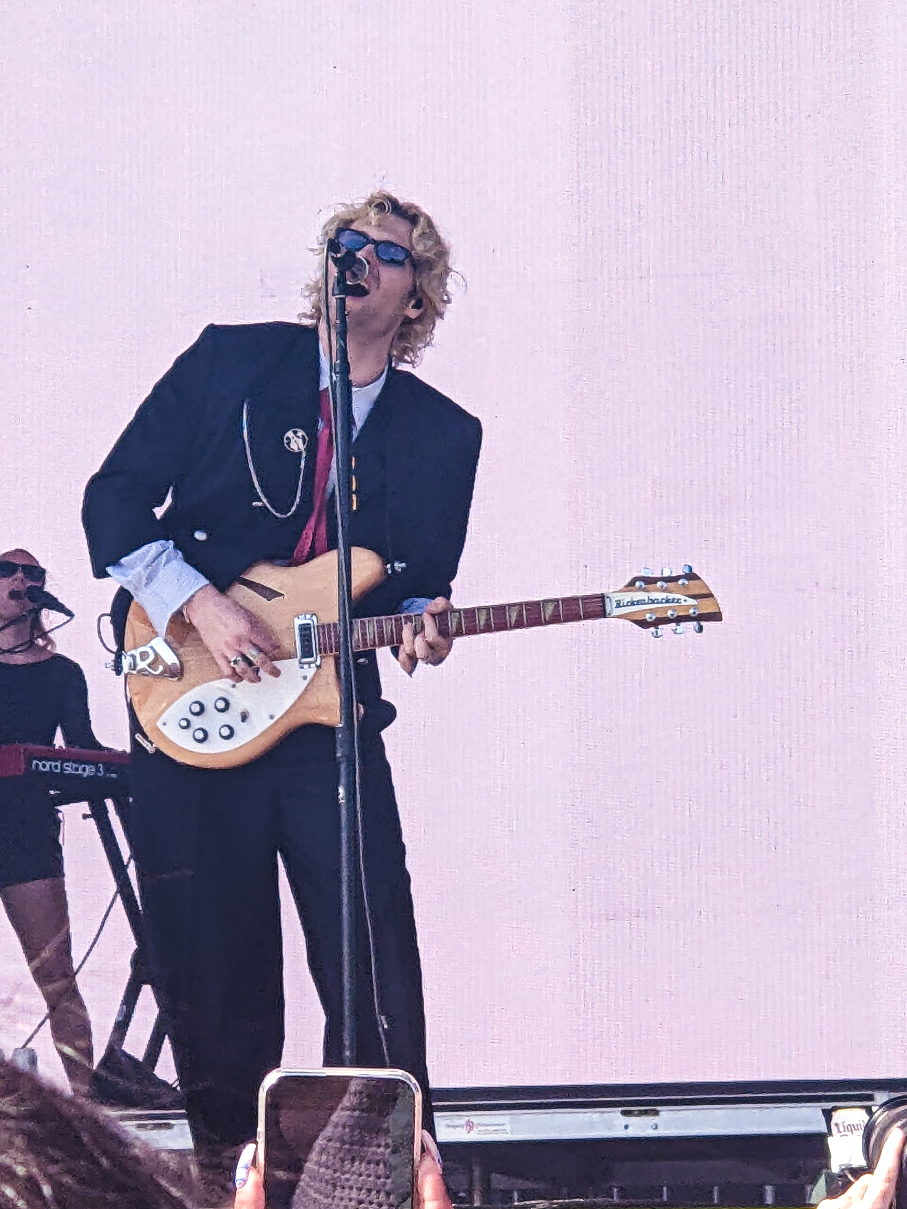 Luke Hemmings of 5 Seconds of Summer Band at Boston Calling Music Festival 2024