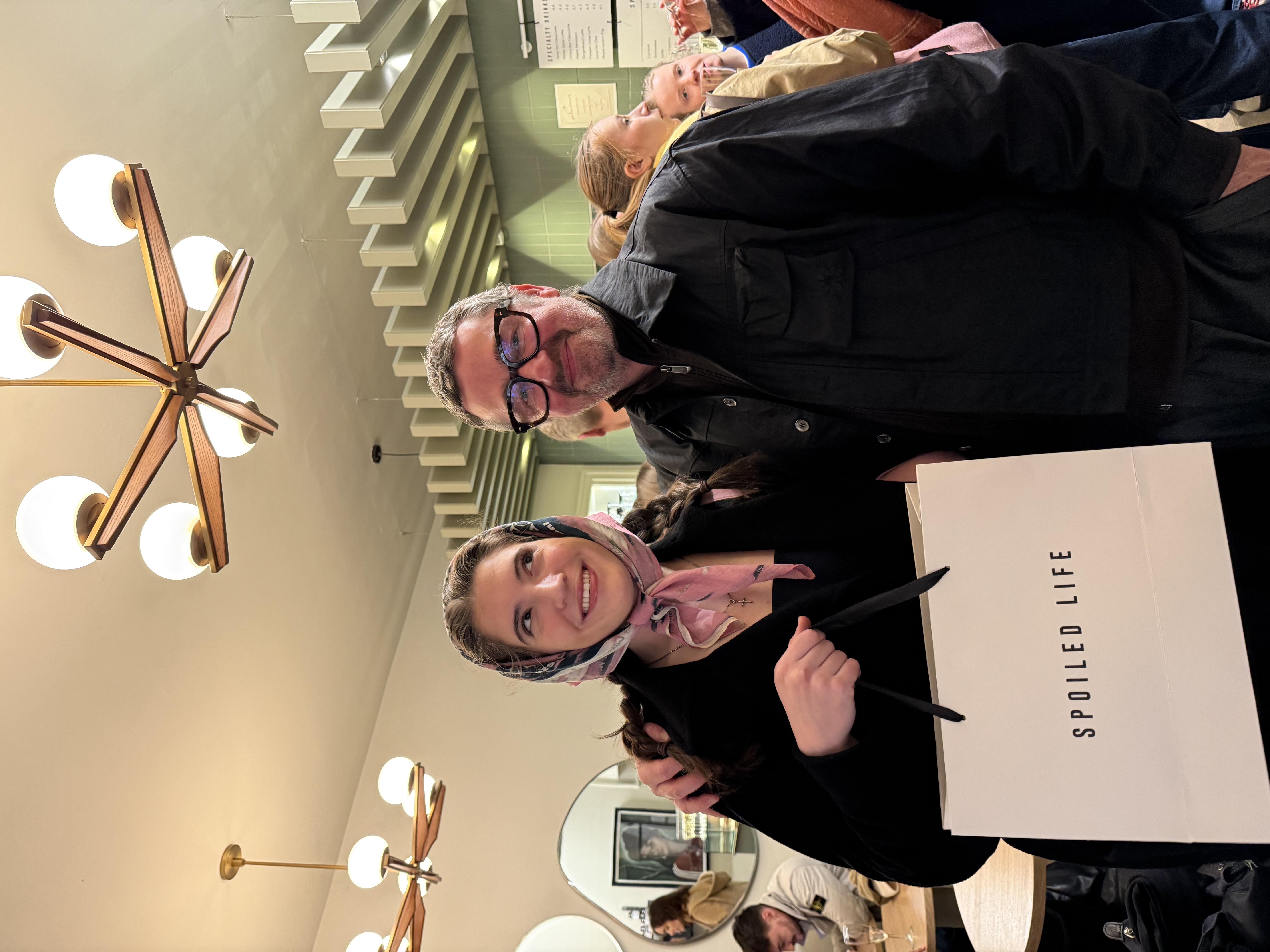 Me and the owner of Spoiled Life in St Andrews