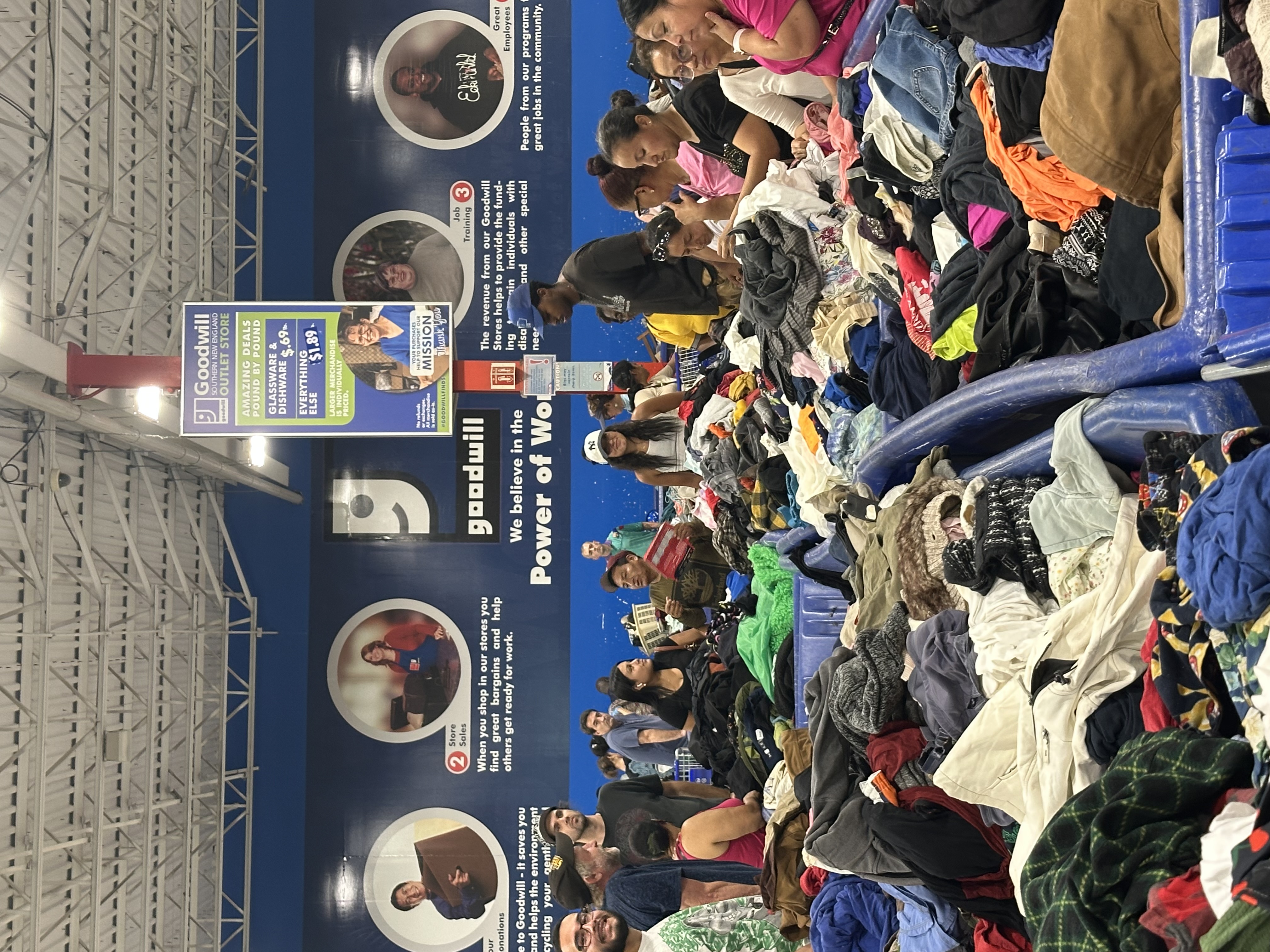 Goodwill Bins in Hamden during a switchover