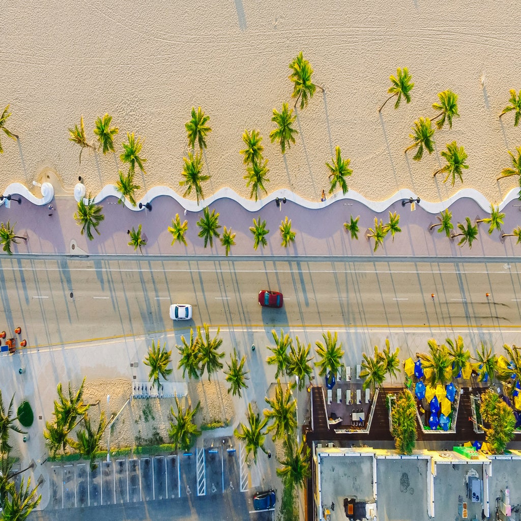 Florida, Road, Beach