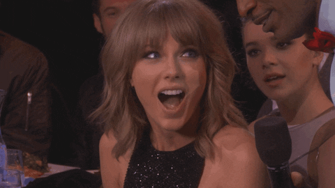 taylor swift excited gif
