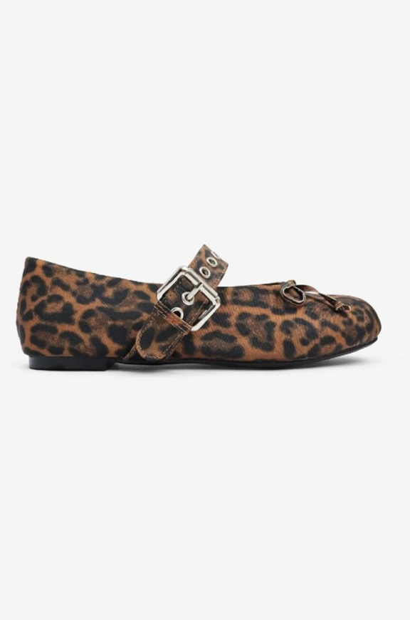 South Moon Under Animal Print Ballet Flats