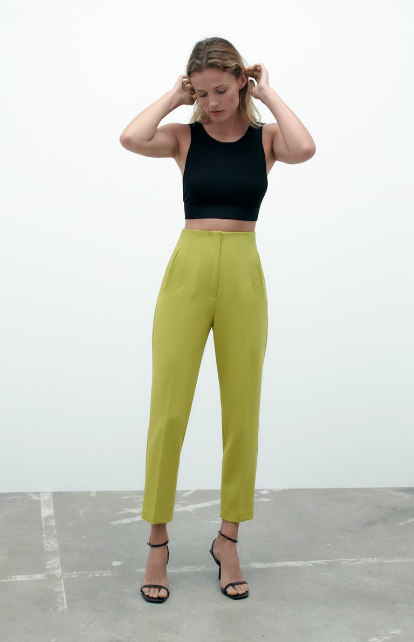 high waisted pants office friendly outfits