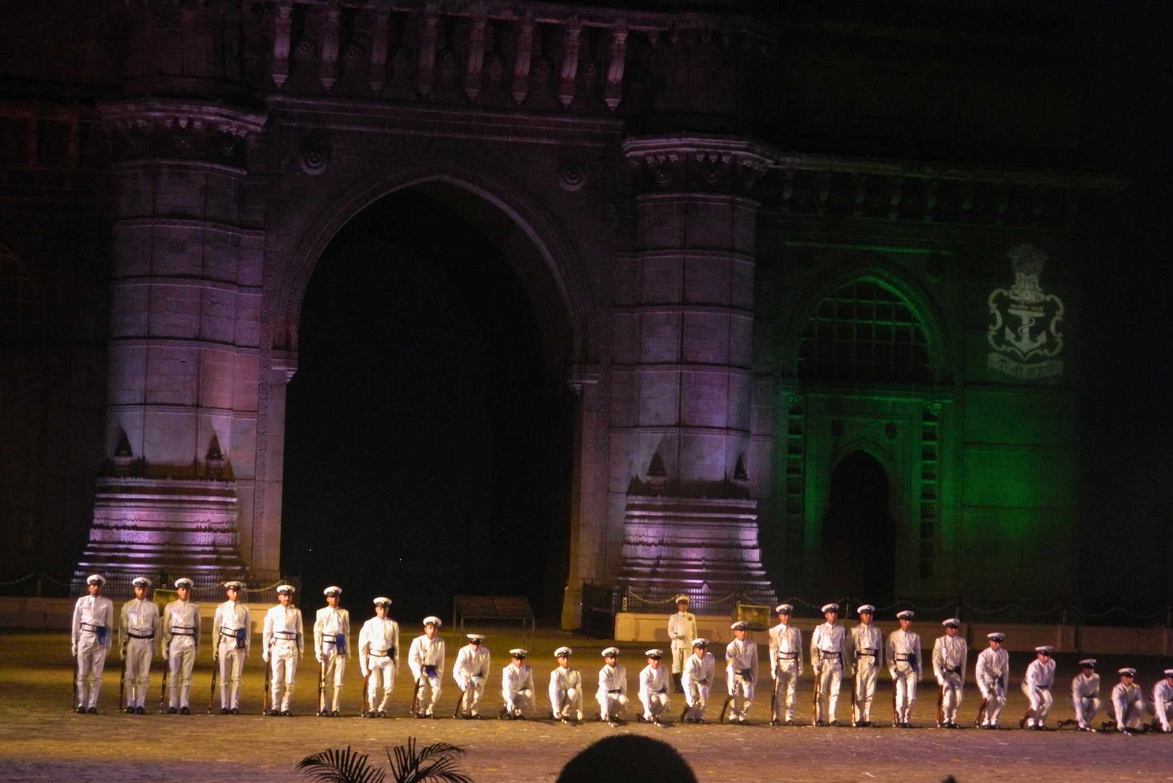 Synchronisation display at Tattoo Ceremony.