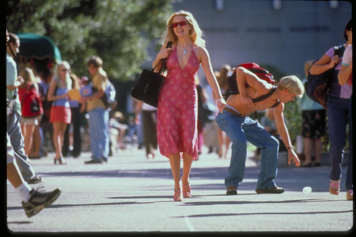 Elle Woods in the movie Legally Blonde