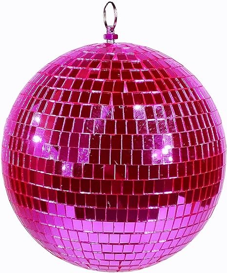 pink disco ball