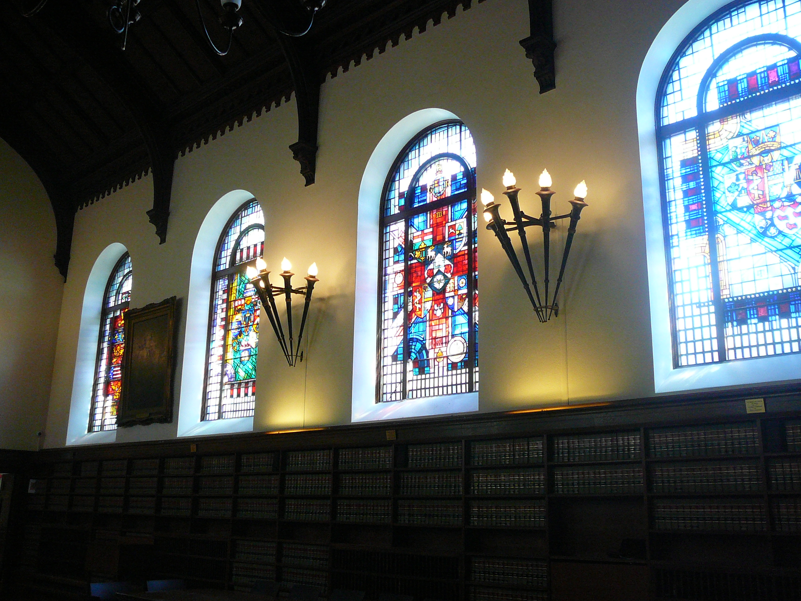 The Great Library located inside Osgoode Hall in Toronto